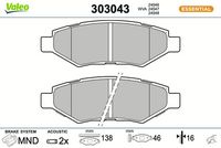 комплект спирачно феродо, дискови спирачки