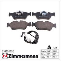 комплект спирачно феродо, дискови спирачки