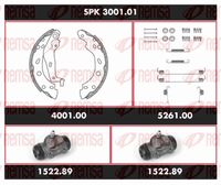 спирачен комплект, барабанни спирачки