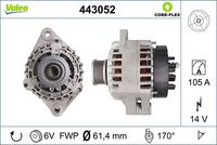 Generator / Alternator VALEO, Cod: 443052
