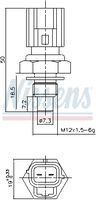 NISSENS Sensor, koelvloeistoftemperatuur 6