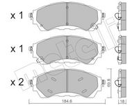 Bremsbelagsatz, Scheibenbremse