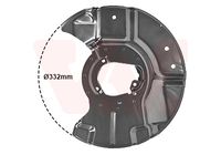 Spritzblech, Bremsscheibe