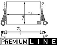 Thumbnail - Intercooler, inlaatluchtkoeler - CI83000P - MAHLE