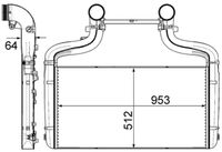 Thumbnail - Intercooler, inlaatluchtkoeler - CI454000P - MAHLE