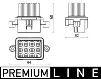 Thumbnail - Regelaar, interieurventilator - ABR157000P - MAHLE