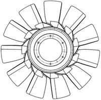 Thumbnail - Koelventilatorwiel - CFW82000P - MAHLE