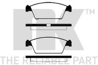 Bremsbelagsatz, Scheibenbremse