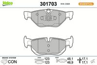 Bremsbelagsatz, Scheibenbremse