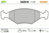 Bremsbelagsatz, Scheibenbremse