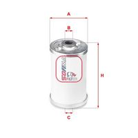 Filtru combustibil SOFIMA, Cod: S 0101 N