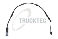 предупредителен контактен сензор, износване на накладките