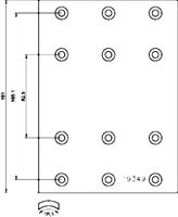 Bremsbelagsatz, Trommelbremse