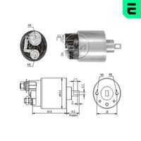 Solenoid, electromotor ERA, Cod: ZM712