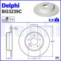 Disc frana DELPHI, Cod: BG3239C