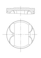 Thumbnail - Zuiger - 082PI00100002 - MAHLE
