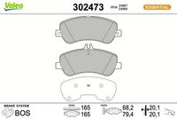 Bremsbelagsatz, Scheibenbremse