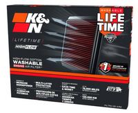 K&N FILTERS Luchtfilter 2