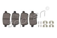 комплект спирачно феродо, дискови спирачки