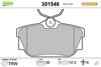 Bremsbelagsatz, Scheibenbremse