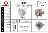 Generator / Alternator EAI, Cod: 58301
