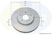 Disc frana COMLINE, Cod: ADC2818V