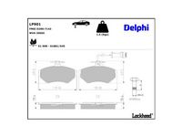 комплект спирачно феродо, дискови спирачки