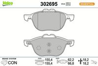 Bremsbelagsatz, Scheibenbremse