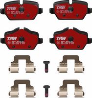 комплект спирачно феродо, дискови спирачки