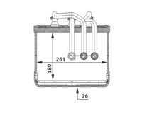Thumbnail - Kachelradiateur, interieurverwarming - AH80000P - MAHLE