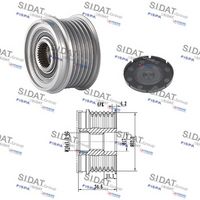 Fulie alternator SIDAT, Cod: 455048