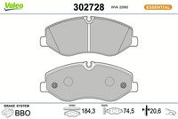 Bremsbelagsatz, Scheibenbremse