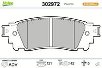 комплект спирачно феродо, дискови спирачки