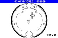Bremsbackensatz, Feststellbremse
