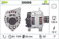 Generator / Alternator VALEO, Cod: 200085