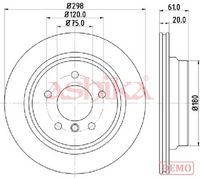 Disc frana ASHIKA, Cod: 61-00-0122C