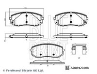 Bremsbelagsatz, Scheibenbremse
