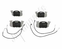 Комплект спирачно феродо, дискови спирачки PA-0602AF JAPANPARTS
