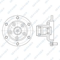 комплект колесен лагер
