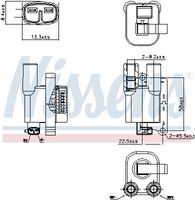 Aizdedzes spole 966845 NISSENS