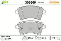 Bremsbelagsatz, Scheibenbremse