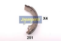 Set saboti frana JAPANPARTS, Cod: GF-251AF