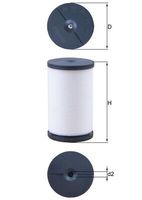 Thumbnail - Hydraulische filter, automatische transmissie - HX191 - KNECHT