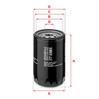 Filtru ulei SOFIMA, Cod: S 3436 R