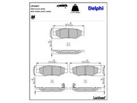 комплект спирачно феродо, дискови спирачки