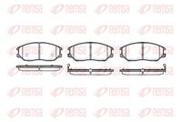комплект спирачно феродо, дискови спирачки