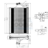 Evaporator, aer conditionat MEAT & DORIA, Cod: 997108