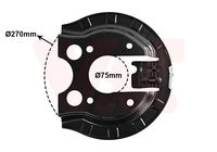 Spritzblech, Bremsscheibe