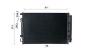 Thumbnail - Condensor, airconditioning - AC1045000S - MAHLE