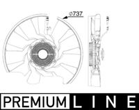 Thumbnail - Koelventilatorwiel - CFF522000P - MAHLE